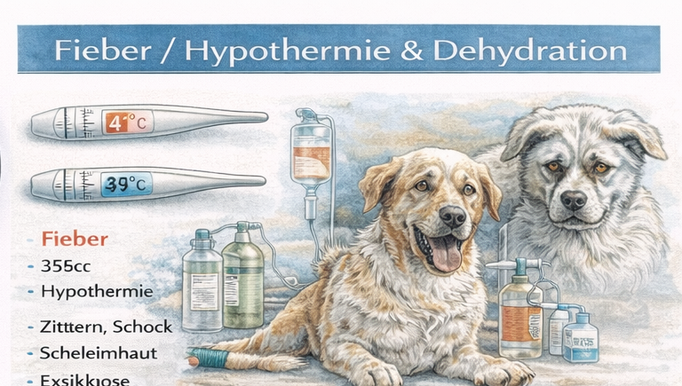 Fieber, Hypothermie, Dehydratation