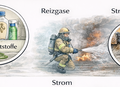 Reizgase und Inhalation