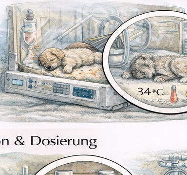 Dehydratation und Unterk&uuml;hlung