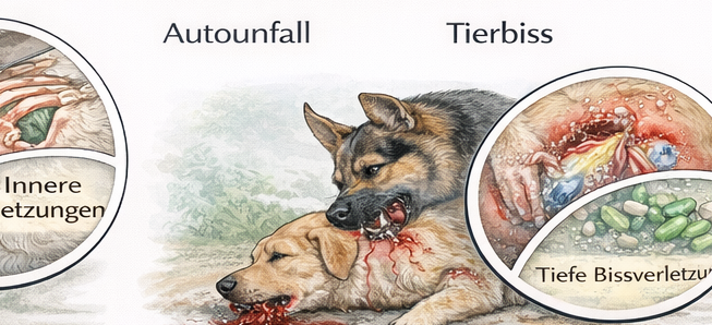 Tiefe Bissverletzung