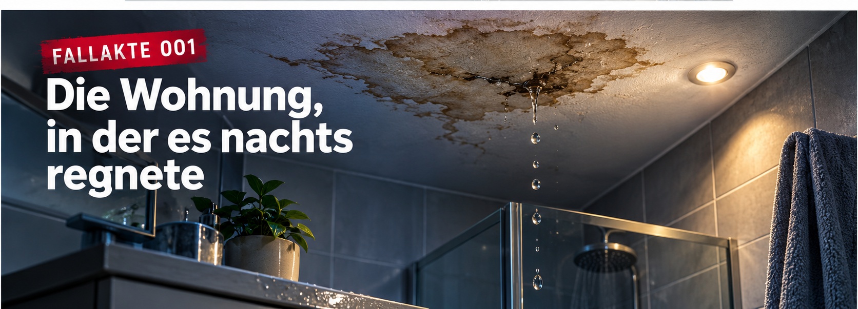Tatort Mehrfamilienhaus &ndash; Fall 001: Die Wohnung, in der es nachts regnete